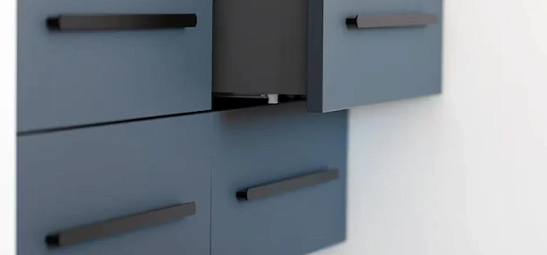 Встраиваемые мебельные элементы и ниши в интерьере с единым декором.